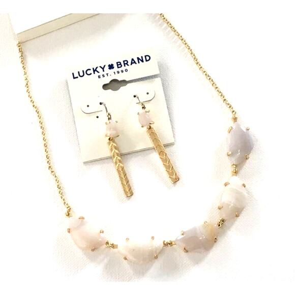 Lucky Brand Jewelry - NEW Lucky brand necklace & earring set
